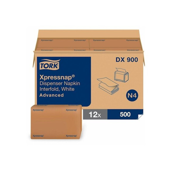 Manufacturer Varies Disposable Dispenser Napkin,White,PK6000 DX900