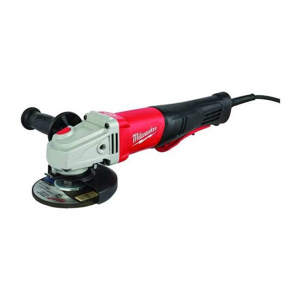 11 Amp 4-1/2" / 5" Braking Small Angle Grinder Paddle No-lock