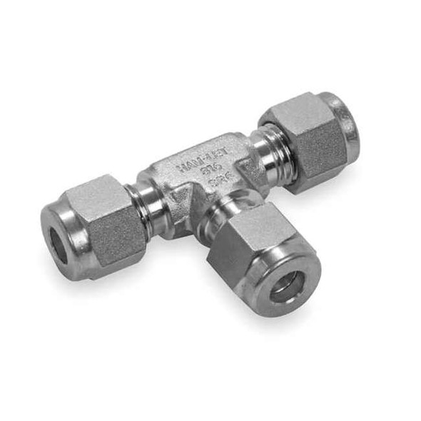 Ham-Let Tee,SS,Comp12mm,Comp12mm,Comp12mm 764L-SS-12MM