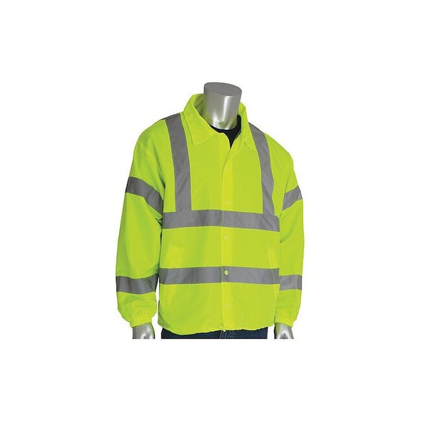 Pip Windbreaker, 100% Polyester, Hi-Viz Lime Yellow, M 333-WBLY-MD