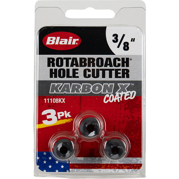 3pk 3/8" Cutters with KX Coating 11108KX