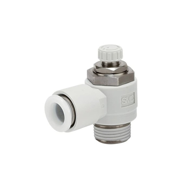 Smc Speed Control Valve,10mm Tube,1/4 In AS3201FG-02-10S