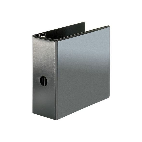 Business Source Ring Binder,Black,Clear Sleeve BSN26966