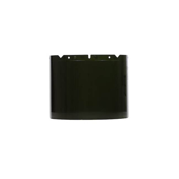 Msa Safety Molded Visor, Dark Gray Visor, 8 in Height 10246714
