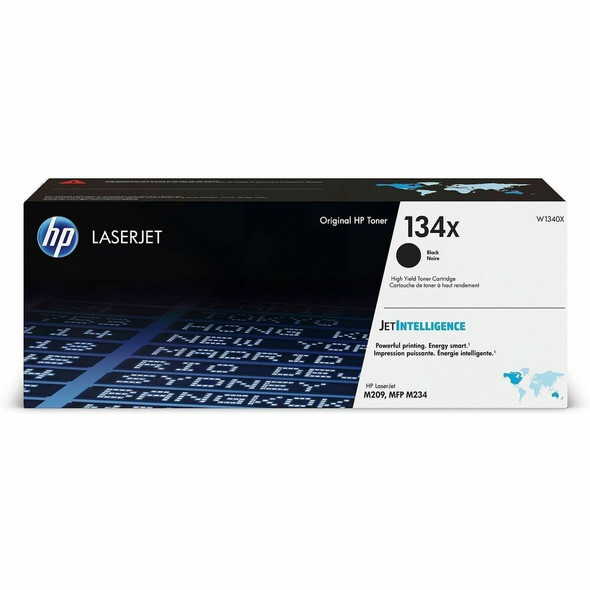 HP 134X Original High Yield Laser Toner Cartridge - Black - 1 Each - 2400 Pages
