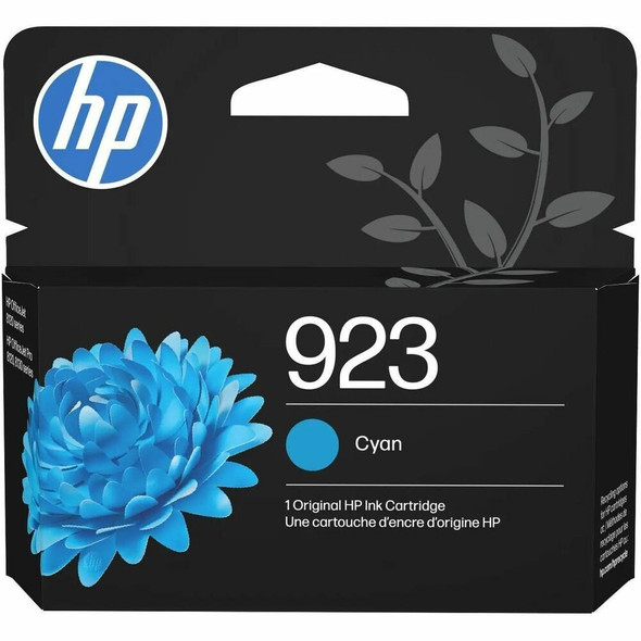 HP 923 Original Inkjet Ink Cartridge - Cyan - 1 Each