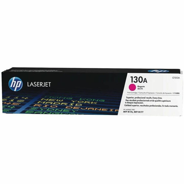 HP 130A Original Laser Toner Cartridge - Magenta - 1 Each - 1000 Pages