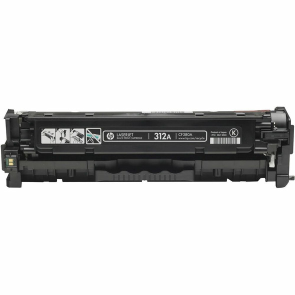 HP 312A Original Laser Toner Cartridge - Black - 1 Each - 2400 Pages