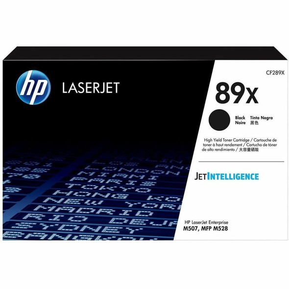 HP 89X Original High Yield Laser Toner Cartridge - Black - 1 Each - 10000 Pages