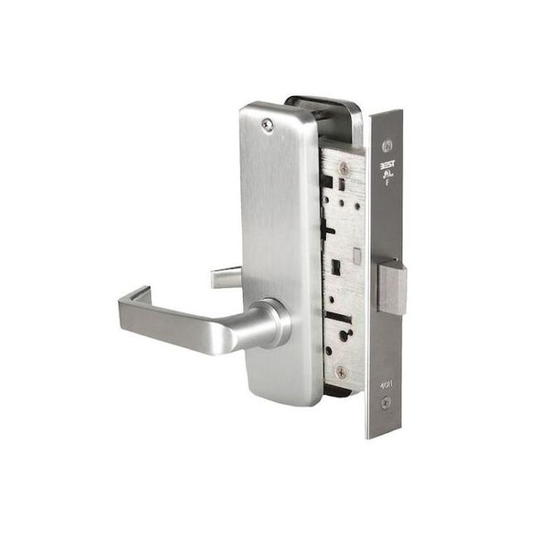 Best Mortise Lockset,40H Style,2-3/4" Backset 45H0N15J626LHRB