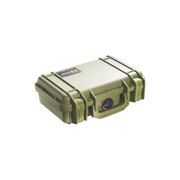 Protector Case™ Series Small Case, 1170 WF/WL, 0.12 ft³, 10.54 in L x 6.04 in W x 3.16 in H Interior, Olive Drab Green