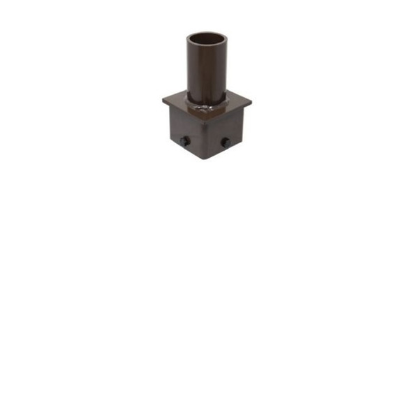 Light Efficient Design Solera SL-SAL-BKT-ST-3-BK-G1 3" Square Tenon Bracket for Solar Area Light