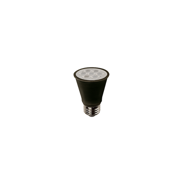 TCP L50P16D2527KFLCQB $10.30 7W LED PAR16 2700K 40° Flood 90CRI Black Housing