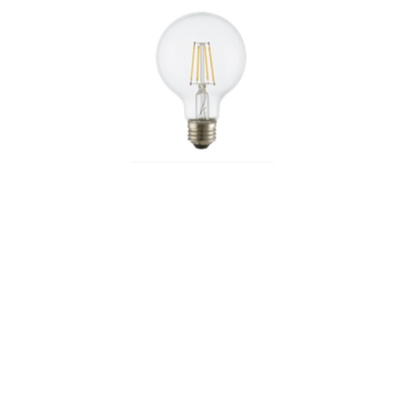 TCP FG25D4018EC Dimmable LED G25 5W Clear Antique Filament E26 1800K