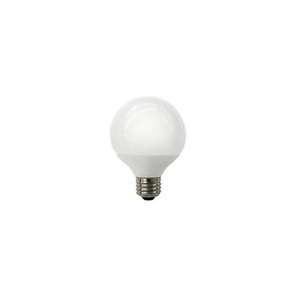 TCP LED8G25D30KF Dimmable LED G25 8W Frosted Replaces 60W 3000K Case/12