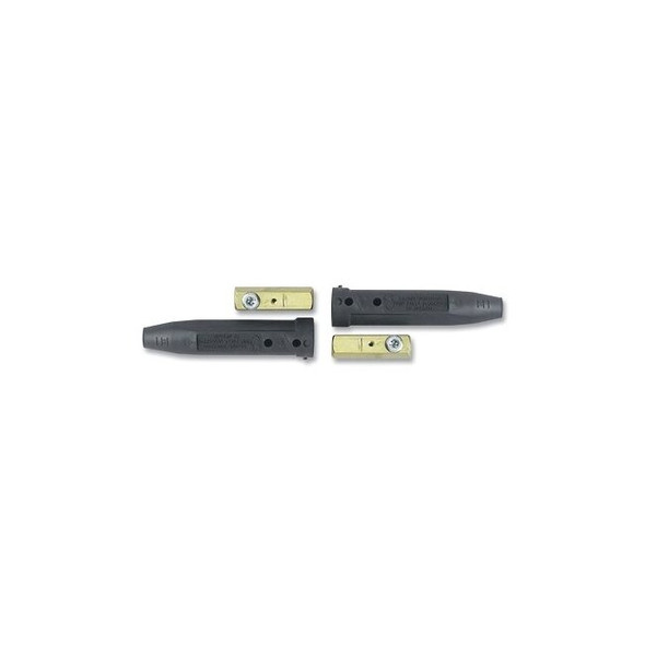 Cable Connector, 3/0 AWG to 4/0 AWG Cap, Double Ball-Point Connection Pack of 2