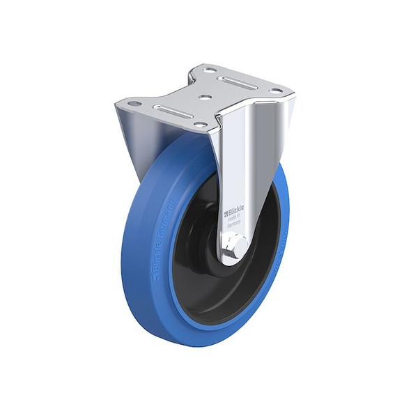 Manufacturer Varies Plate Caster,Rigid,Rubber,9 1/4"H B-POEV 200KA-SB