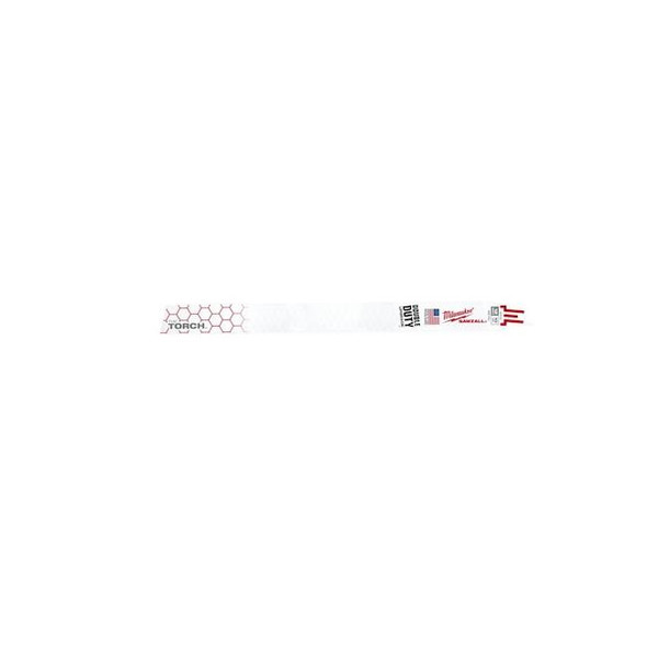 12 in x 10 TPI Reciprocating Saw Blade, 1-PK Pack of 25