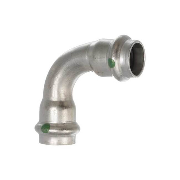 Viega Elbow,SS,Press-fit1/2",Press-fit1/2" 80400 Pack of 10