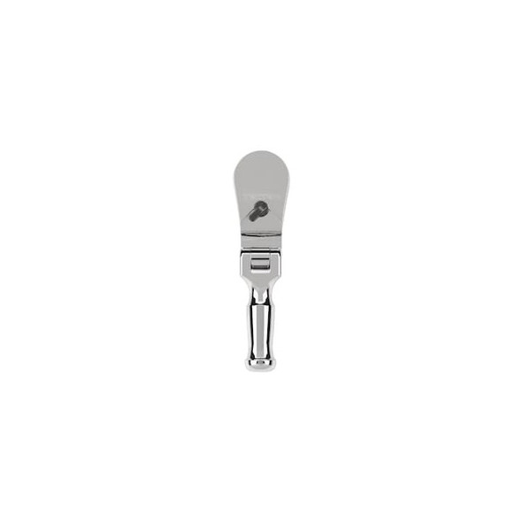 Tekton 3/8 in Drive 90 Geared Teeth Pear Hand Ratchet, Polished SRH25104