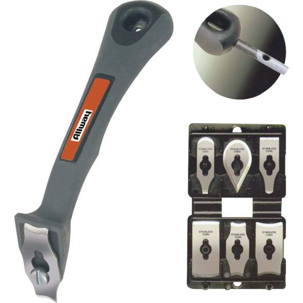Master Painter Soft Grip Contour Scraper and Blades Kit CS6-MP