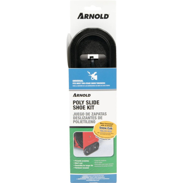 Arnold 2-Stage Poly Universal Snow Blower Slide Shoe Set 490-241-0010 706655