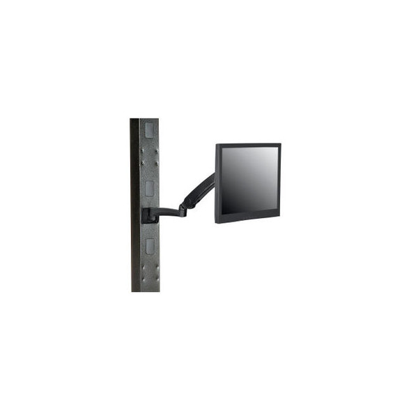 Global Industrial Gas Spring LED or LCD Monitor Arm w/ VESA Plate Black