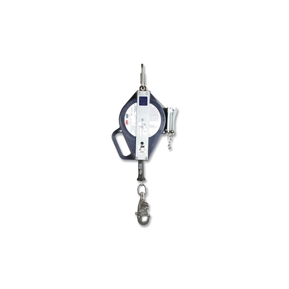 Ultra-Lok™ Self Retracting Cable Lifeline, Stainless Steel, 50 ft L, 310 lb, Swivel Snap Hook