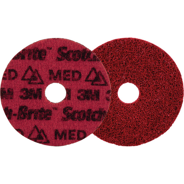 Scotch-Brite™ Precision Surface Conditioning Disc, PN-DH, Medium, 4-1/2 in x 7/8 in 7100263885
