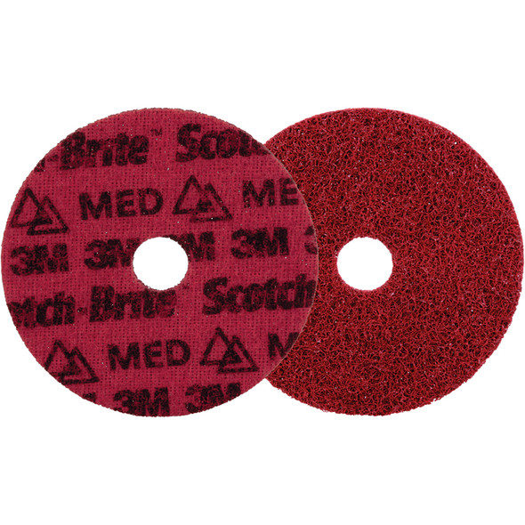 Scotch-Brite™ Precision Surface Conditioning Disc, PN-DH, Medium, 5 in x 7/8 in 7100263890