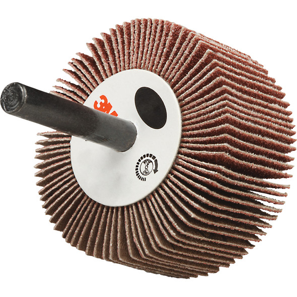 Flap Wheel 244D, 80 X-weight, Type 83, 2 in x 1 in x 1/4 in 7100178228