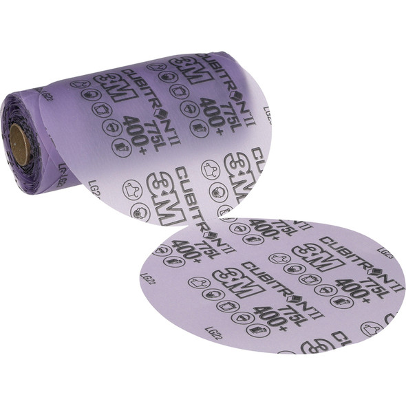 Cubitron™ II Stikit™ Film Disc Roll 775L, 400+ 3MIL, 6 in x NH, Die 600Z 7100145454