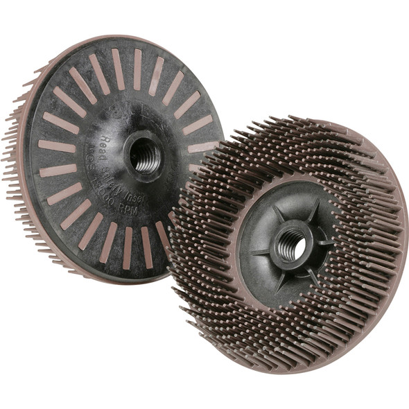 Scotch-Brite™ Bristle Disc, BD-ZB, 36, Brown, 7 in x 7/8 in 7100138183