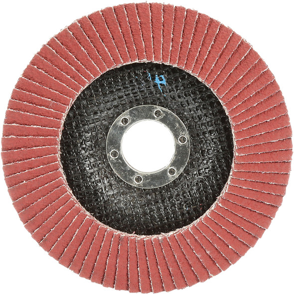 Cubitron™ II Flap Disc 969F, 80+, T29 Quick Change, 4-1/2 in x 5/8"-11, Giant 7100104902