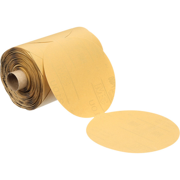 Stikit™ Paper Disc Roll 210U, P400 A-weight, 5 in x NH, Linered, Die 500X 7000118116