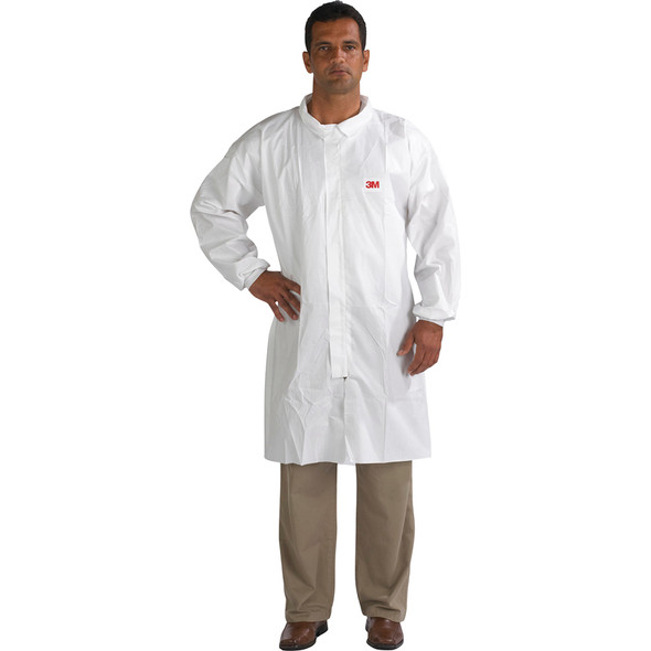 Disposable Lab Coat with Zip 4440-XL White 7000089711