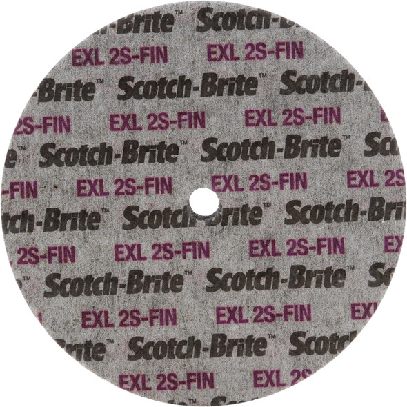 Scotch-Brite™ EXL Unitized Wheel, XL-UW, 2S Fine, 6 in x 1 in x 1/2 in 7000046026