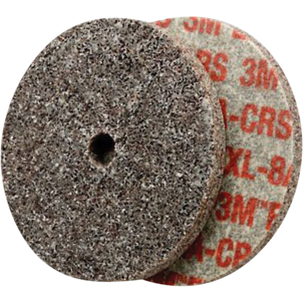 Scotch-Brite™ EXL Unitized Wheel, XL-UW, 8A Coarse, 3 in x 1/4 in x 1/4 in 7000028450