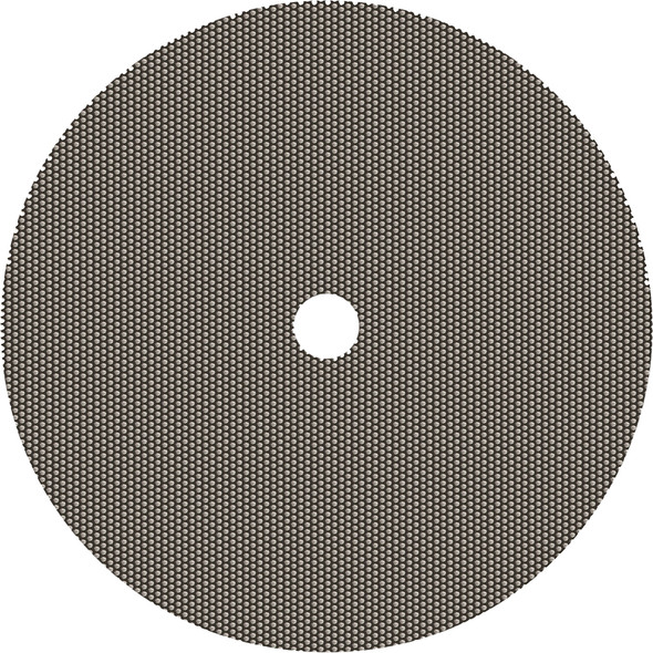 Flexible Diamond QRS Cloth Disc 6002J, M250, Pattern 21, Green, 5 in x 1 in, Die 500FF 7100044155