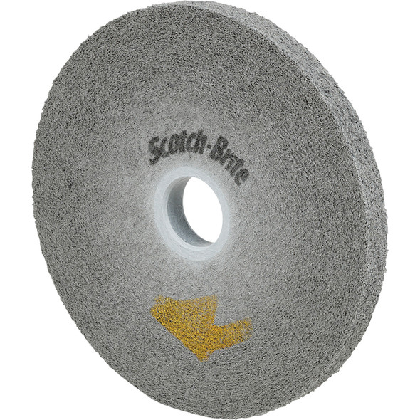 Scotch-Brite™ EXL Pro Deburring Convolute Wheel, EP-WL, 10S Fine, 6 in x 1/2 in x 1 in 7100050300