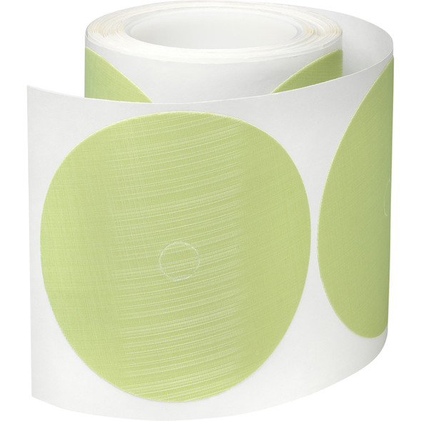 Trizact™ PSA Film Disc Roll 268XA, A35 3MIL, Green, 5 in x 5/8 in, Die 500BB 7000148114