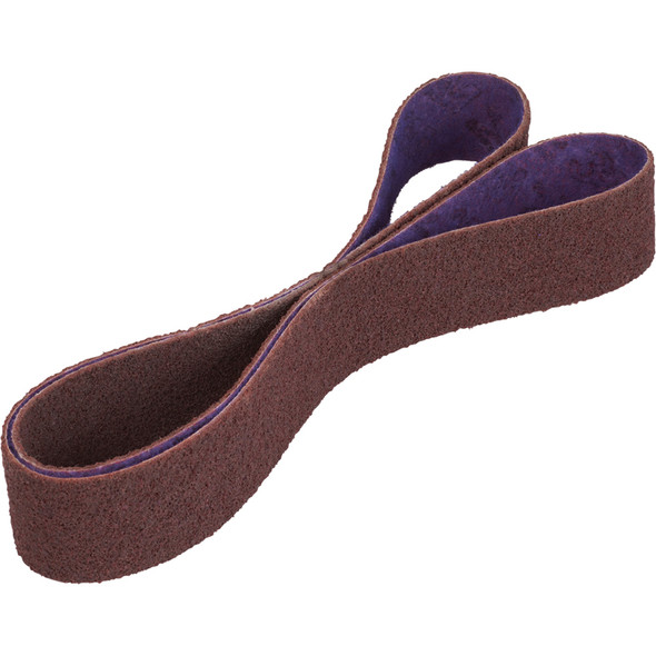 Scotch-Brite™ Durable Flex Low Stretch Belt, DF-BL, A/O Medium, 1/4 in x 24 in 7000121126
