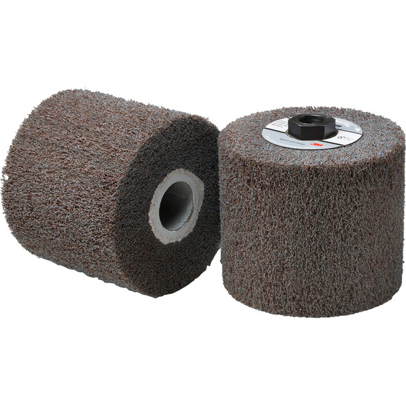 Scotch-Brite™ Match and Finish High Strength Flap Brush, 4-1/2 in x 4 in x 5/8 in-11 7A MED 7000121171