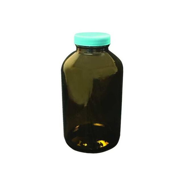 Bottle,Wide Mouth,146mm H,16 oz.,PK12 (Formerly Lab Safety Supply)