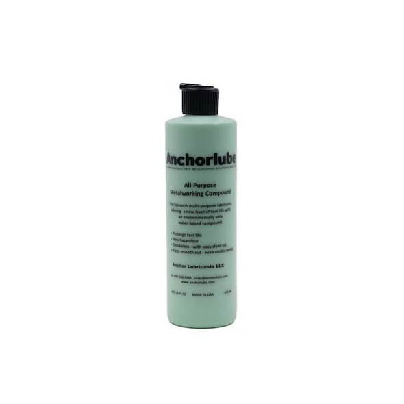Anchorlube Cutting Fluid, Anchorlube, 16 fl oz, Bottle, Green 3116