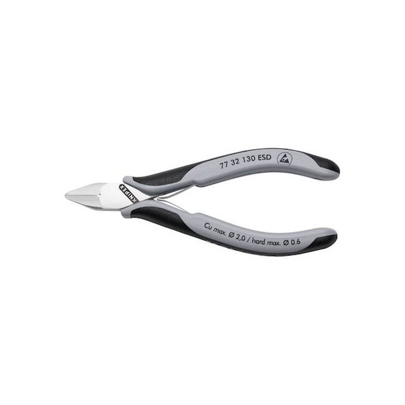 Knipex Electronics Diagonal Cutters,5 1/4 in L 77 32 130 ESD