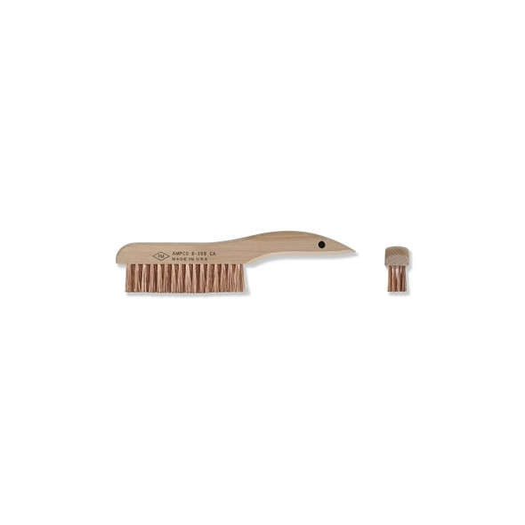 Scratch Brushes, 10 in, 4 X 16 Rows, Shoe Handle