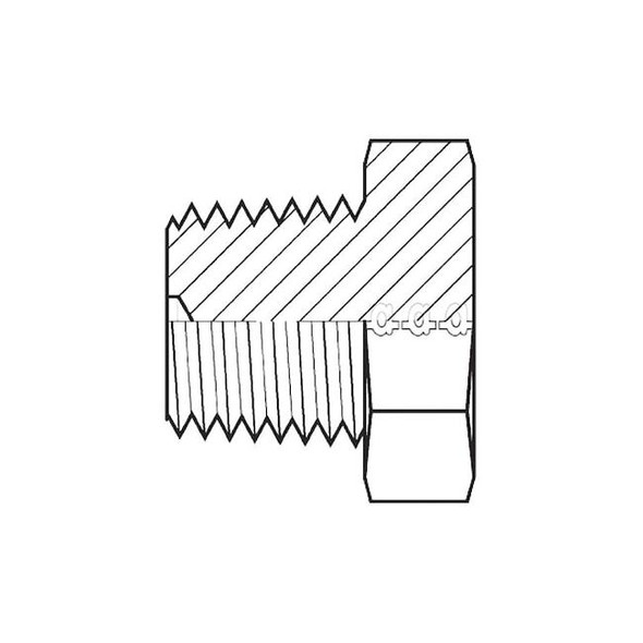 Adaptall Hose Adapter,1/4",BSPT 9030T-04