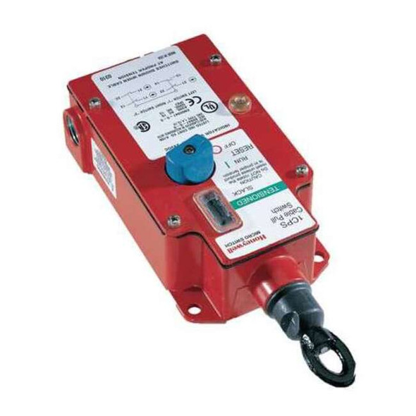 Cable-Pull Safety Switch - 1CPS, Emergency Stop, 250 ft Span, IP67