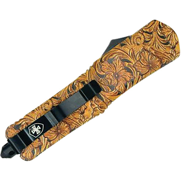 GenII Small Premium Alloy Saddle Tan Dagger  440C Black S-SDT-13-1